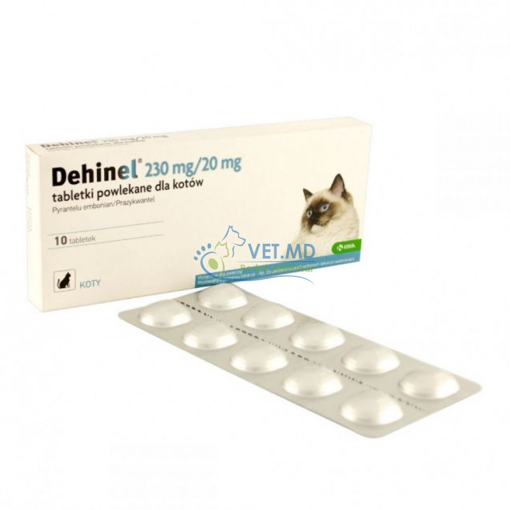 Дехинел для кошек, 1 таблеткa